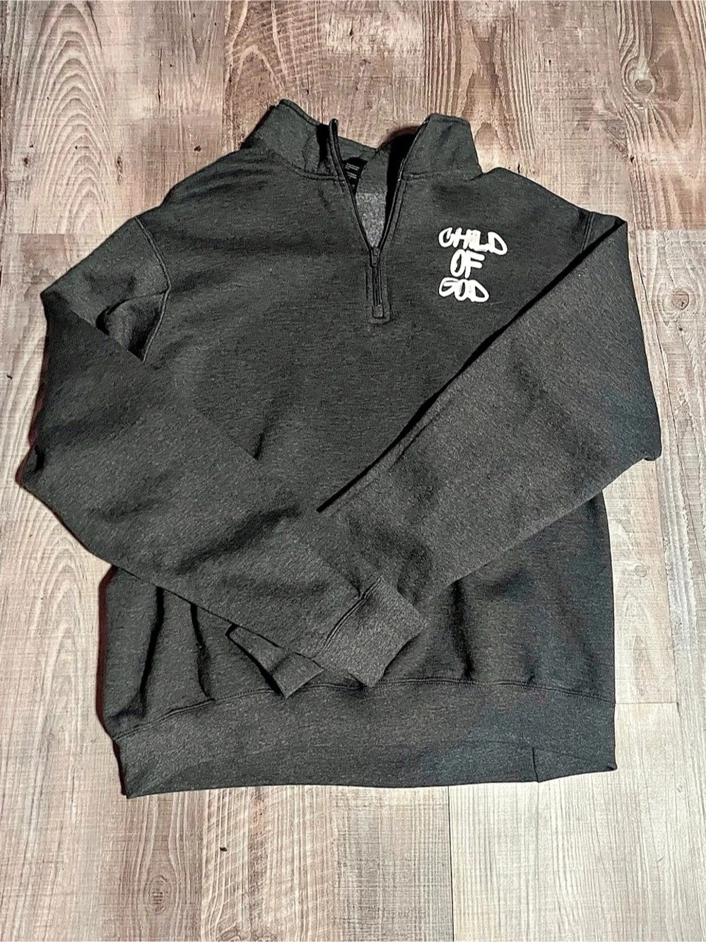 Black Quarter-Zip Pullover